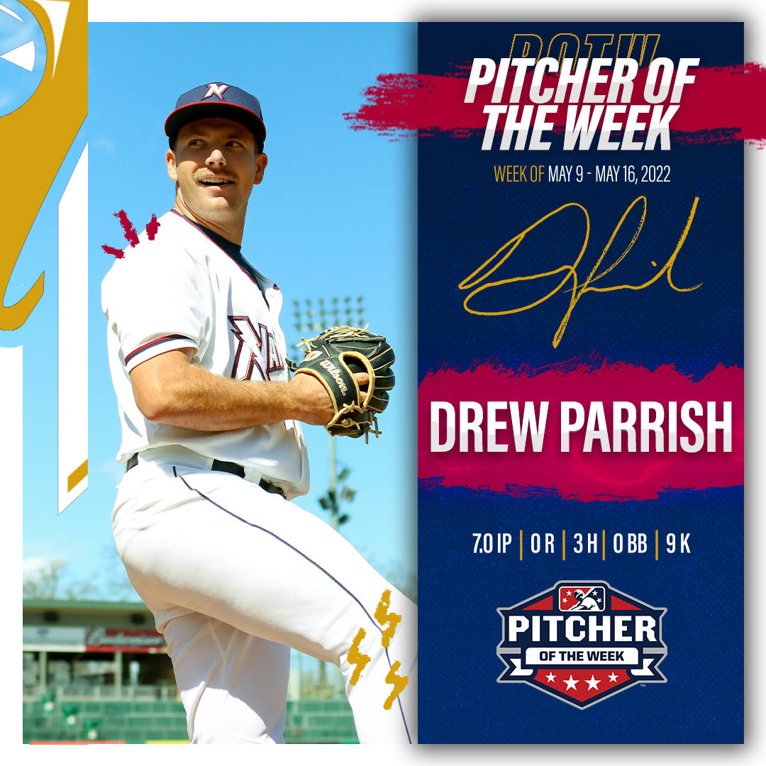 nwanaturals's tweet image. Oops!... Drew Did It Again ‼️

For the second straight week, Drew Parrish (@Drewppp8) is your Texas League Pitcher of the Week!

✅ 7.0 scoreless innings
✅ 0 walks
✅ 9 strikeouts

📰 STORY: milb.com/northwest-arka…