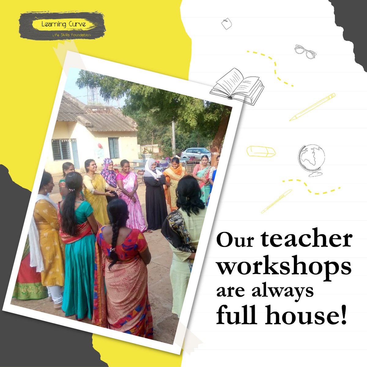 Teacher development is central to acSELerate - our award winning, systemic SEL approach.. Our 2nd batch of SEL workshops for teachers was attended by 1250 teachers from 11 districts of Telgangana - a 100% attendance. 

#LearningCurve #SEL #ngo