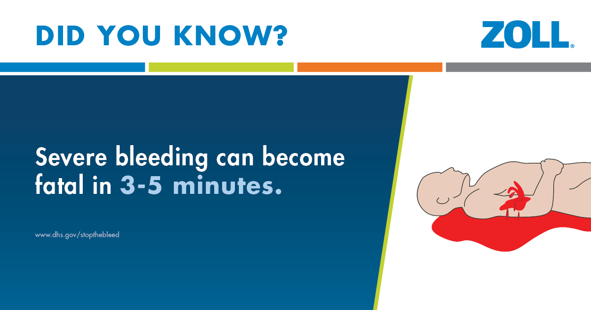 ZOLLPublicSfty's tweet image. You may be able to save a life by taking these simple actions immediately after the trauma.

bit.ly/3yeY26D

#NSTBM #NSTBM22 #stopthebleed