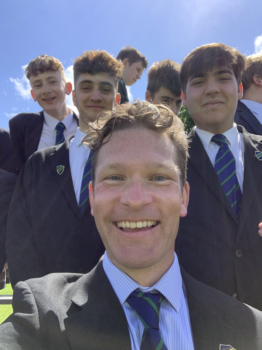 Jarrett_Bredon's tweet photo. School photo day @BredonSchool . The sun finally came out for the Jarrett house one! But was still a little breezy.  #BeBredonBeYou #photoselfie #windswept #resplendent https://t.co/8g4WzmP0wh
