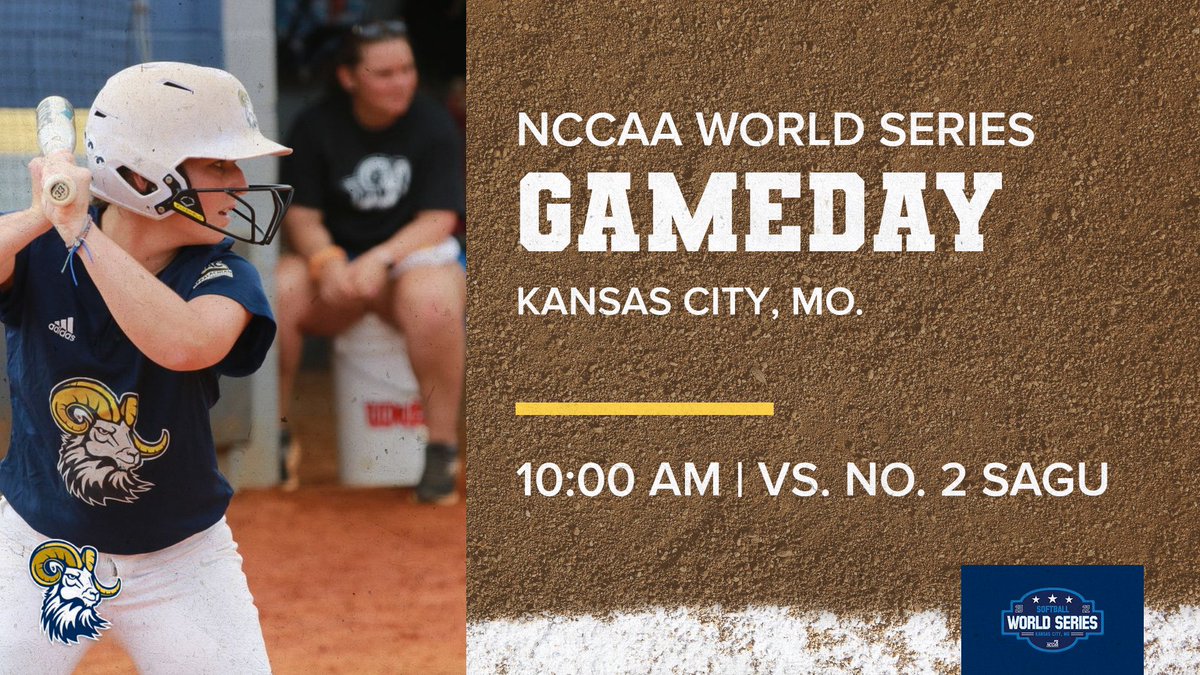 🥎GAMEDAY🥎

@CIUSoftball takes on No. 2 Southwestern Assemblies of God University (SAGU) for an early Wednesday matchup! #ChargeOn 

📍Kansas City, MO.
⏰ 10 AM CT
📽️ bit.ly/3p5diNn
📊 bit.ly/3wx83JP