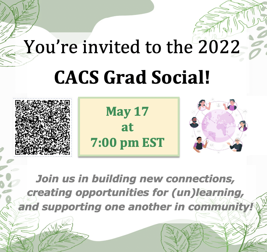 Join us in building new connections at #CSSE2022, creating opportunities for (un)learning thru <a href="/JCACSRACEC/">JCACS/RACÉC</a>, and supporting one another in community at the <a href="/cacs_acec/">CACS/ACEC</a> social! All are welcome 🙌 bit.ly/3PhHi4F