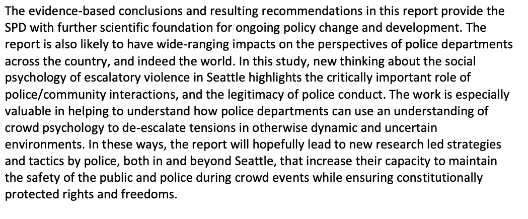 cliffordstott's tweet photo. Since 2020 I've been working with the Seattle OIG analysing the policing of BLM protests in the city. Read my analysis of policy, the first pivotal days of the demonstrations, their escalation into conflict &amp;  recommendations in my report published today
https://t.co/nyiutGvEFl https://t.co/vVVyD7X91K