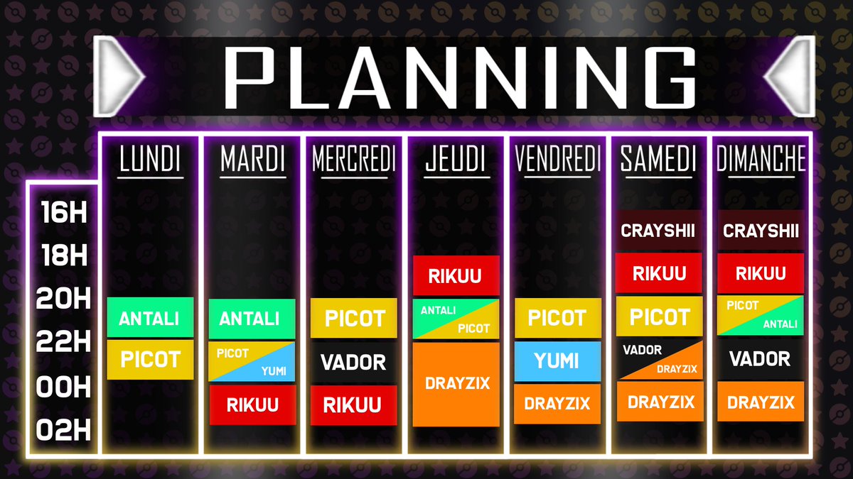 Bonjour à tous !! Voici le planning pour cette nouvelle semaine du Lundi 16 au Dimanche 22 mai 2022 !!
Passez une bonne semaine sur la BromatiquesTV