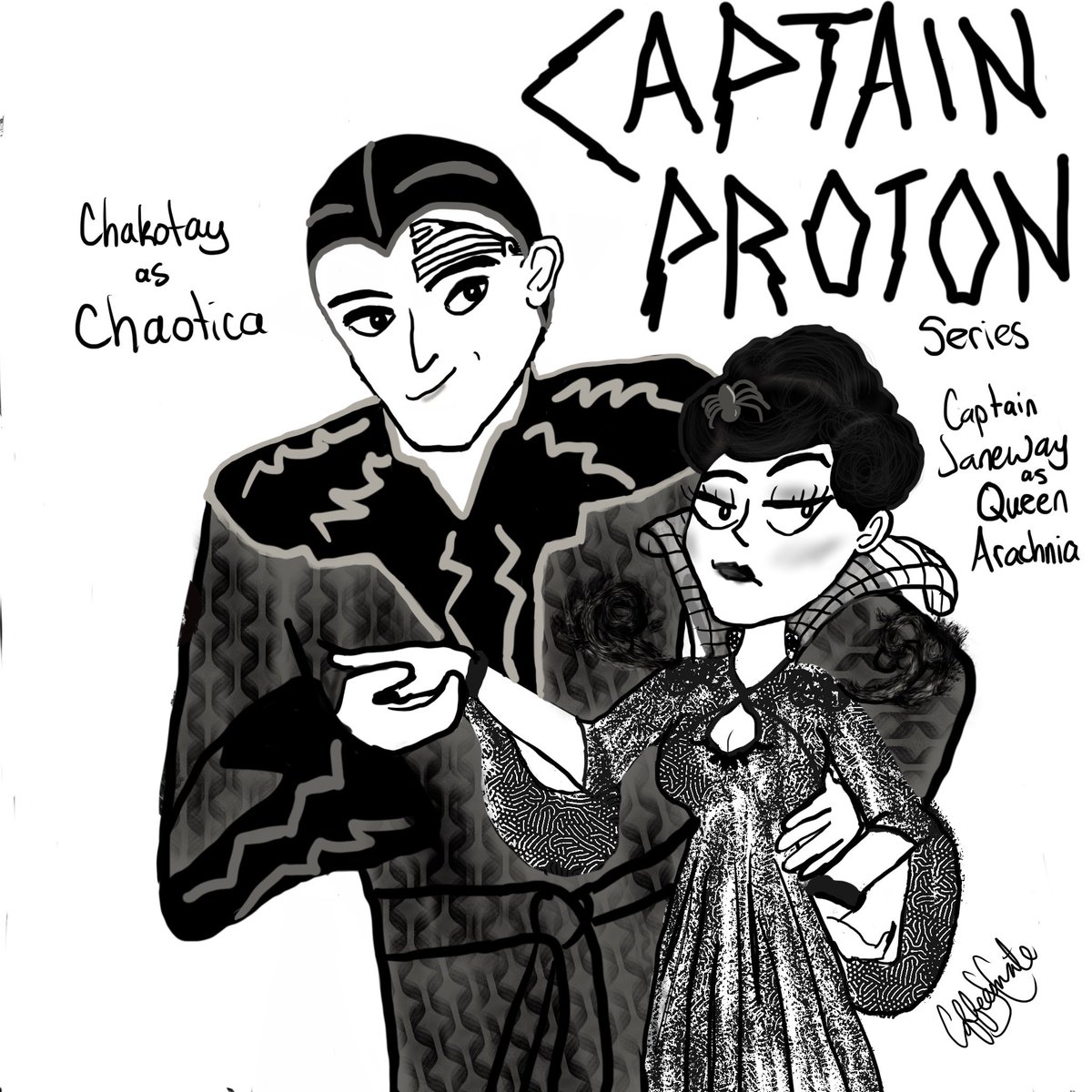 coffeemate_jc's tweet photo. SO EXCITED for @TheDeltaFlyers episode of Bride of Chaotica!! This is one of my all time favorite episodes. I still want a #captainprotonseries 🖤🤍 @robertdmcneill @GarrettRWang @TheKateMulgrew @MeganElise0_0 @rj_mcneill @StarTrekOnPPlus https://t.co/IevcSxGR0d