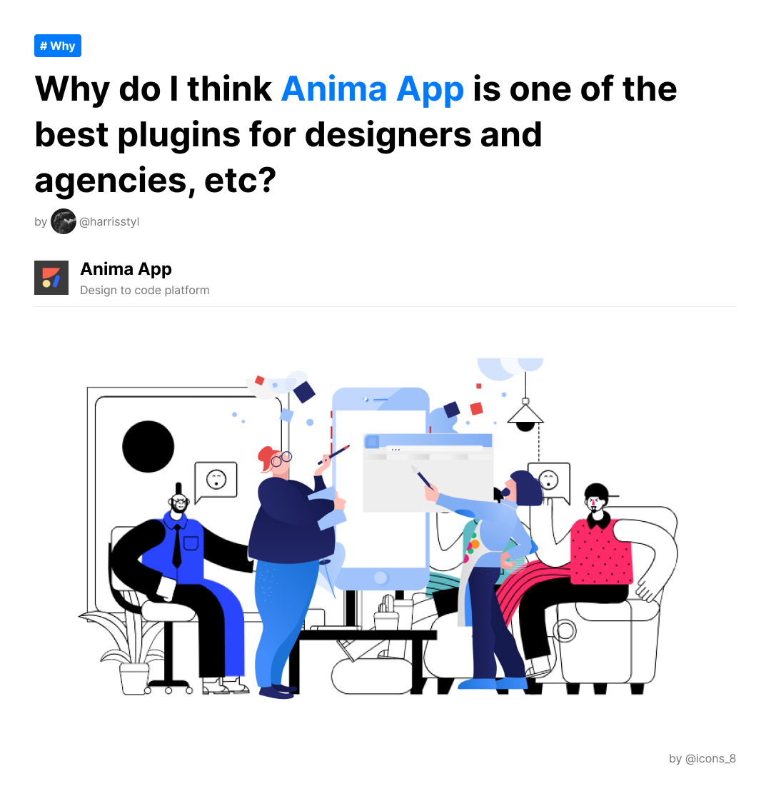 techtech_cc's tweet photo. #techtech #design #development

Why do I think @AnimaApp is one of the best plugins for designers and agencies, etc? by @harrisstyl https://t.co/mEvyIxNxny