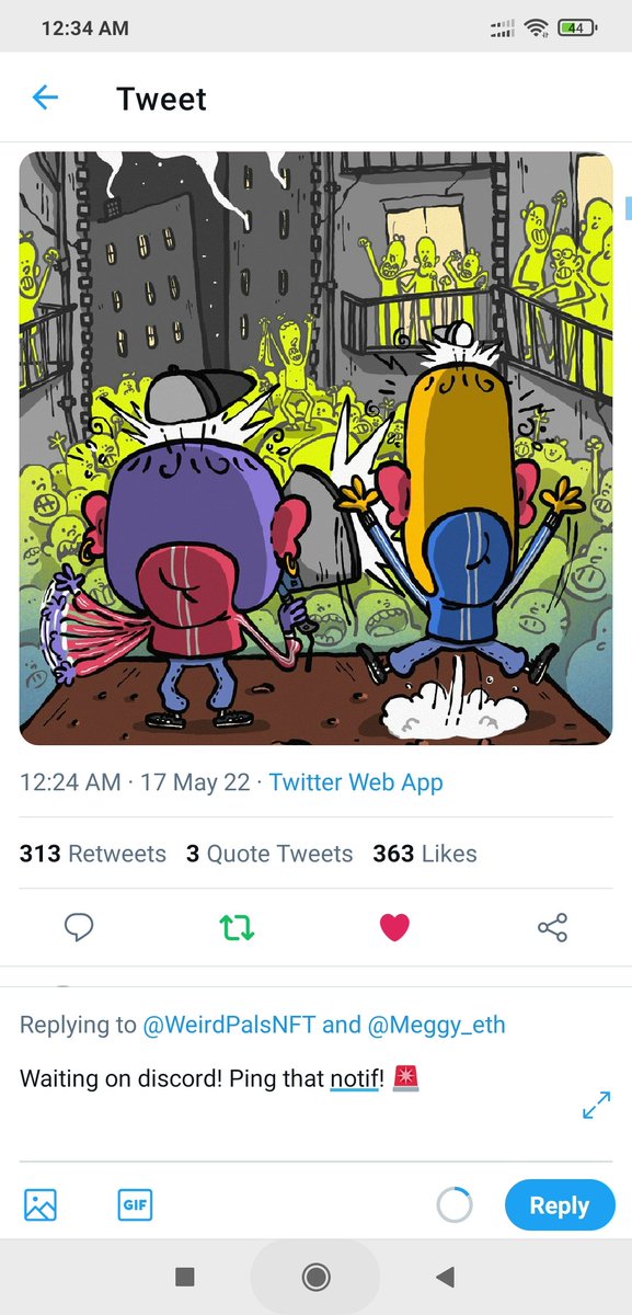 nessiemeg's tweet photo. @WeirdPalsNFT @Meggy_eth Waiting on discord! Ping that notif! 🚨 https://t.co/vXNwqR0FWG