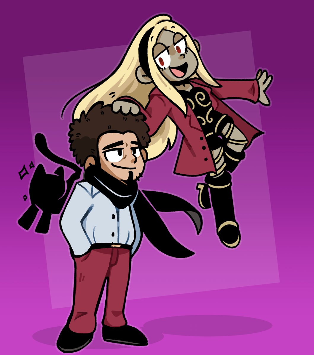 Received a wonderful commission by <a href="/Paper_DawN/">DawN</a> of Kat Gravity Rush and Ichiban Yakuza hanging out. They are open for comms! 

I think they'd be good friends. #GravityRush #GravityDaze