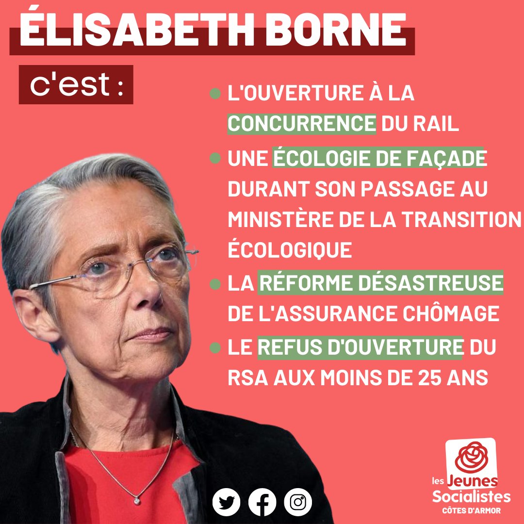 jeunessoc22's tweet photo. .@Elisabeth_Borne c'est ... une femme de droite ! https://t.co/V7UcMVWREC