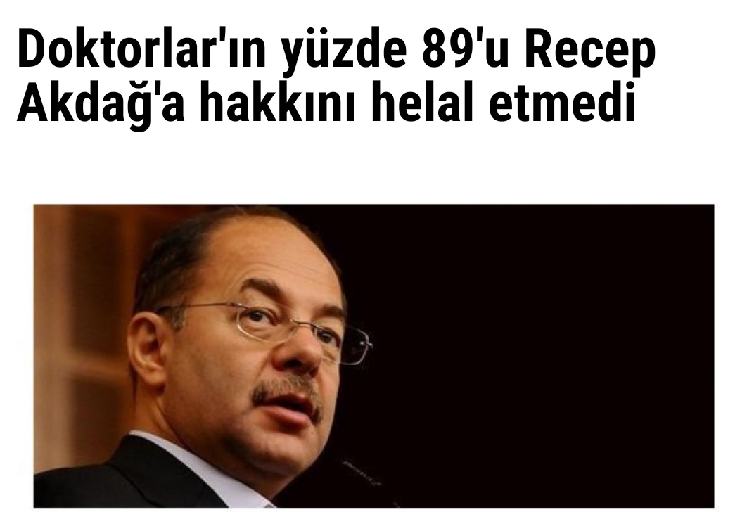 Bakanlıktan giderken helallik istedin.
%89 doktor helal etmedi hakkını.
Unutmadık.
#UnuturuzSanmaRecepAkdağ