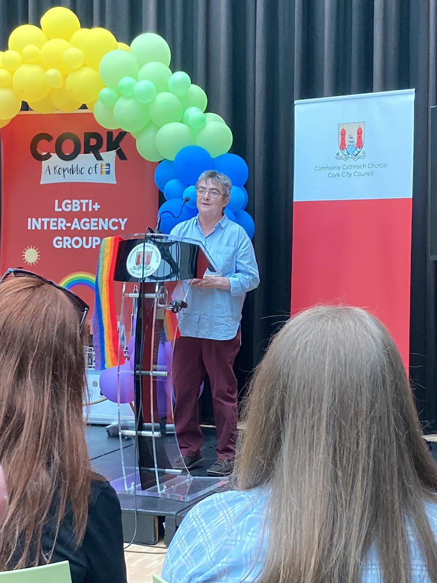 FiachraOS's tweet photo. Beautiful speech by @Siobhan_ODowd at the launch of @CorkLGBTweek 2022 https://t.co/V2LEdrkNJo