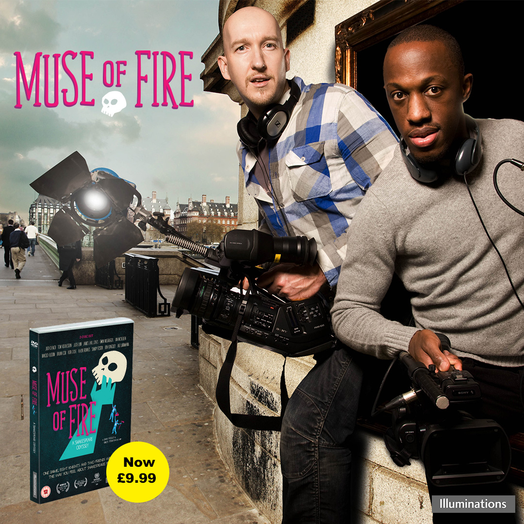 Illuminations's tweet photo. Delighted our wonderful #MuseofFire DVD is now available for just £9.99.

With Judi Dench, Ian McKellen and a host of other luminaries, this unique road trip documentary will change the way you feel about Shakespeare forever.

w @GilesTerera + Dan Poole

https://t.co/DO7ac3hF67 https://t.co/X9t8HxnVH7