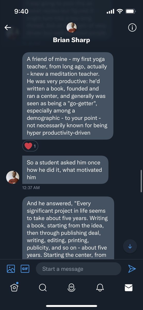 noampomsky's tweet photo. "Assume you live to 80, you don't really start building things until 20, 25, and you probably don't have the capacity to start really big new things in the last 15, 20 years of life? That means you have enough time to do about eight things." https://t.co/r6AZljbFE6
