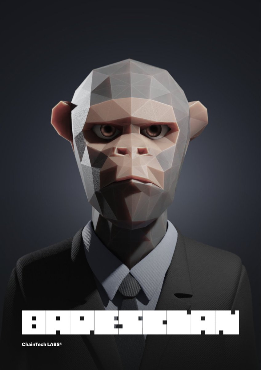 elochima's tweet photo. This was the first BUSINESS APE artwork ever created back in 2021. Could be an only 111 BAPES ORIGINALS collection that gives direct ownership at the top-level 👀  #bapes #bapesclan #nft #metaverse https://t.co/ShWi6AEZWP