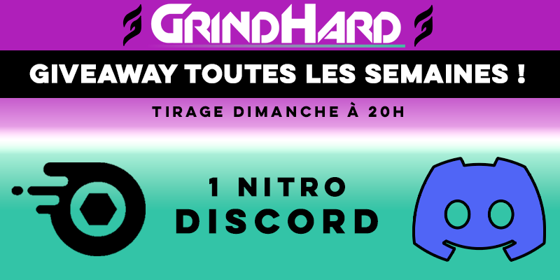 GrindHard_GH's tweet photo. #GIVEAWAY | 5 🎉

🎁 GAIN : 1 Nitro #Discord 🎁 

📍TWITTER

Participer (simple) :

▶ FOLLOW ▶ RT ▶ LIKE =✅

Du Lun. 16/05 au Dim. 22/05
Tirage au sort à 20H

La semaine prochaine on fera gagner 500 Cr #RocketLeague sur Discord !

Bonne chance à tous ! #GH4ever✨#GHenergy ⚡ https://t.co/bjz90eed6d
