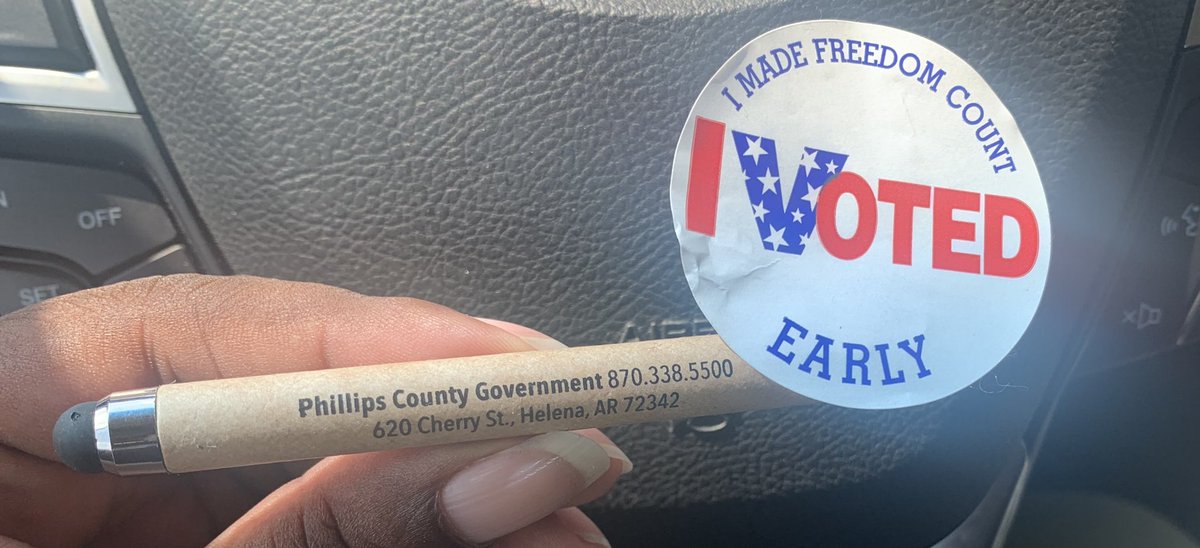 Early voting started May 9! If you haven’t already, make a plan to vote! Check your voter registration and sample ballots here: voterview.ar-nova.org/voterview