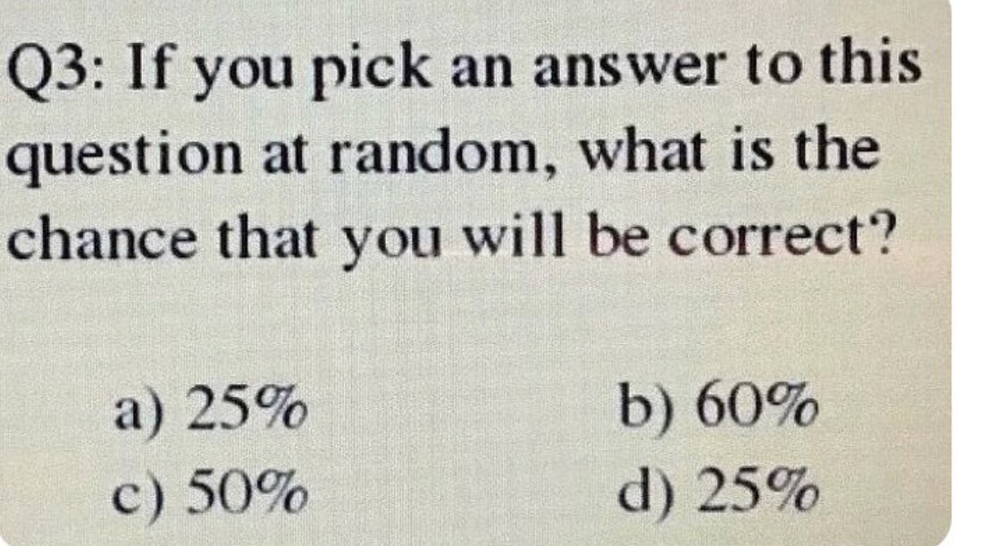 I only care about the opinions of people that can answer this 🙃
