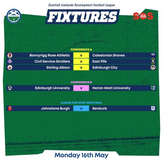 BonnyriggRose's tweet photo. 20s: Early game this week as the young team host @TheBravesFC 20s at Poltonhall grass pitches this evening. 19:30 k.o.
#COTYR🌹 https://t.co/cPESJpDxqJ