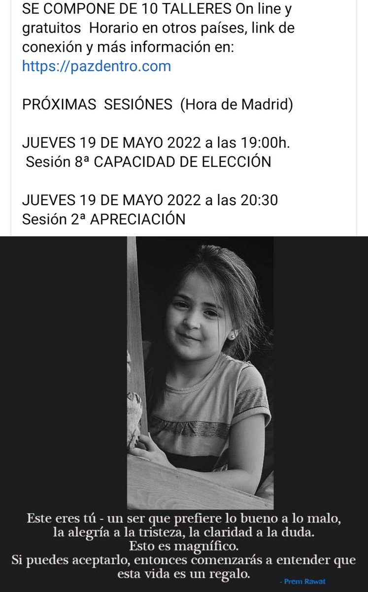 pazdentro's tweet photo. PROGRAMA DE EDUCACIÓN PARA LA PAZ (Este programa brinda a los participantes la oportunidad de enfocarse en su propia humanidad y reflexionar sobre sus recursos internos como elección, esperanza, dignidad) https://t.co/hSTUmVGaOE