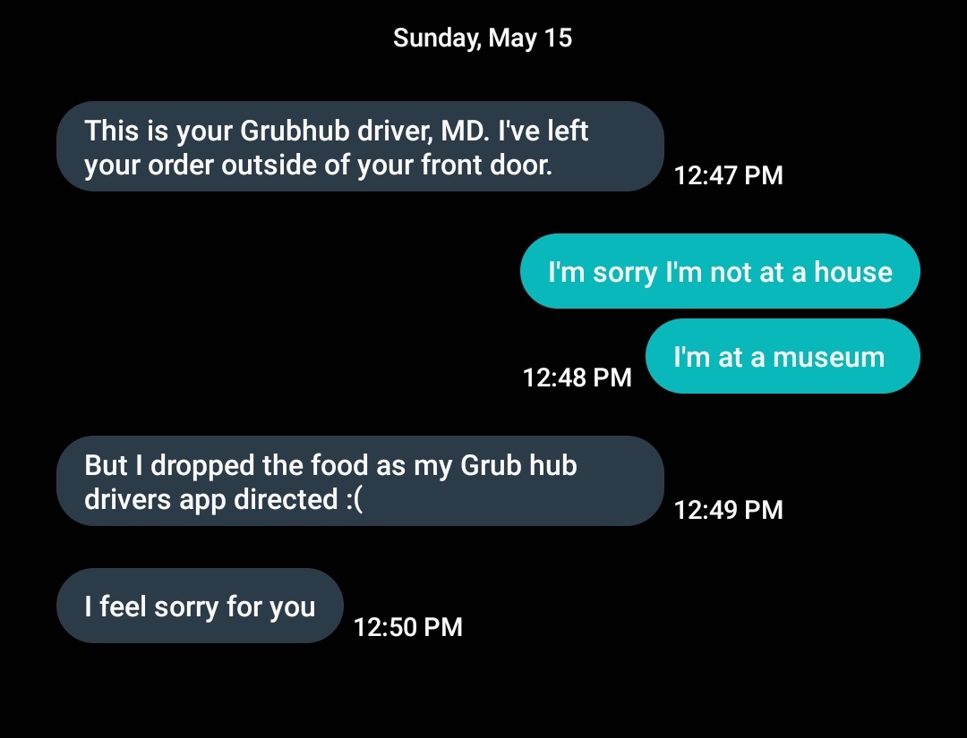 Shakylah5's tweet photo. Swear to God grubhub count ya mf days https://t.co/bU0X8REzwp