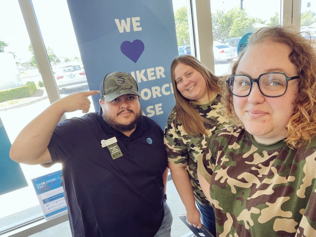 Rocking KAMO-flage for Employees Appreciation Week! We 💕 <a href="/Team_Tinker/">Tinker AFB</a> @Arnold05361930 <a href="/airmissy81/">Missy</a> @jess_xo2021 <a href="/KAMOkonnects/">𝐾𝐴𝑀𝑂</a> <a href="/AlyssaMoore_12/">Alyssa Moore</a> @veronicam_tx Veronica show your #KAMO