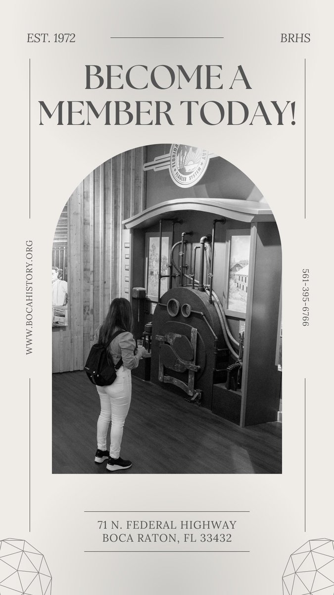BocaHistory's tweet photo. Become a member of the Boca Raton Historical Society today to begin enjoying some amazing membership perks! For more information go to: https://t.co/du6xpa0GOh
#MembershipMonday #MakingHistoryBoca #theschmidtmuseum #BocaHistory50th #iambocaraton #bocaratonflorida #bocaraton https://t.co/bgjEsVRzxD