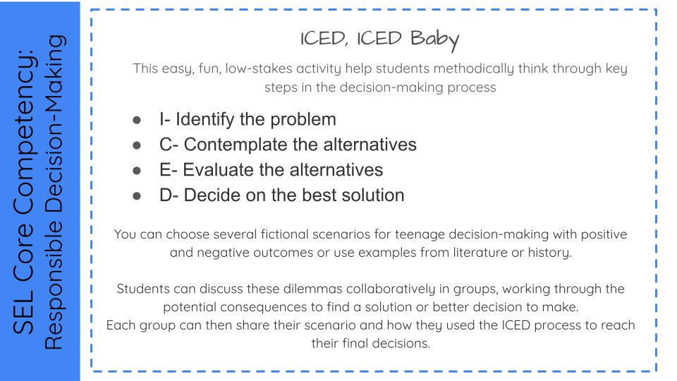 5/22 #VBHasJoy Newsletter Tag #VBSEL #ResponsibleDecisionMaking &amp; Try Strategy 3:  

+ Use Iced, Iced Baby to create a structure for Ss to engage and practice responsible decision-making.

Read more 👇
smore.com/agk01