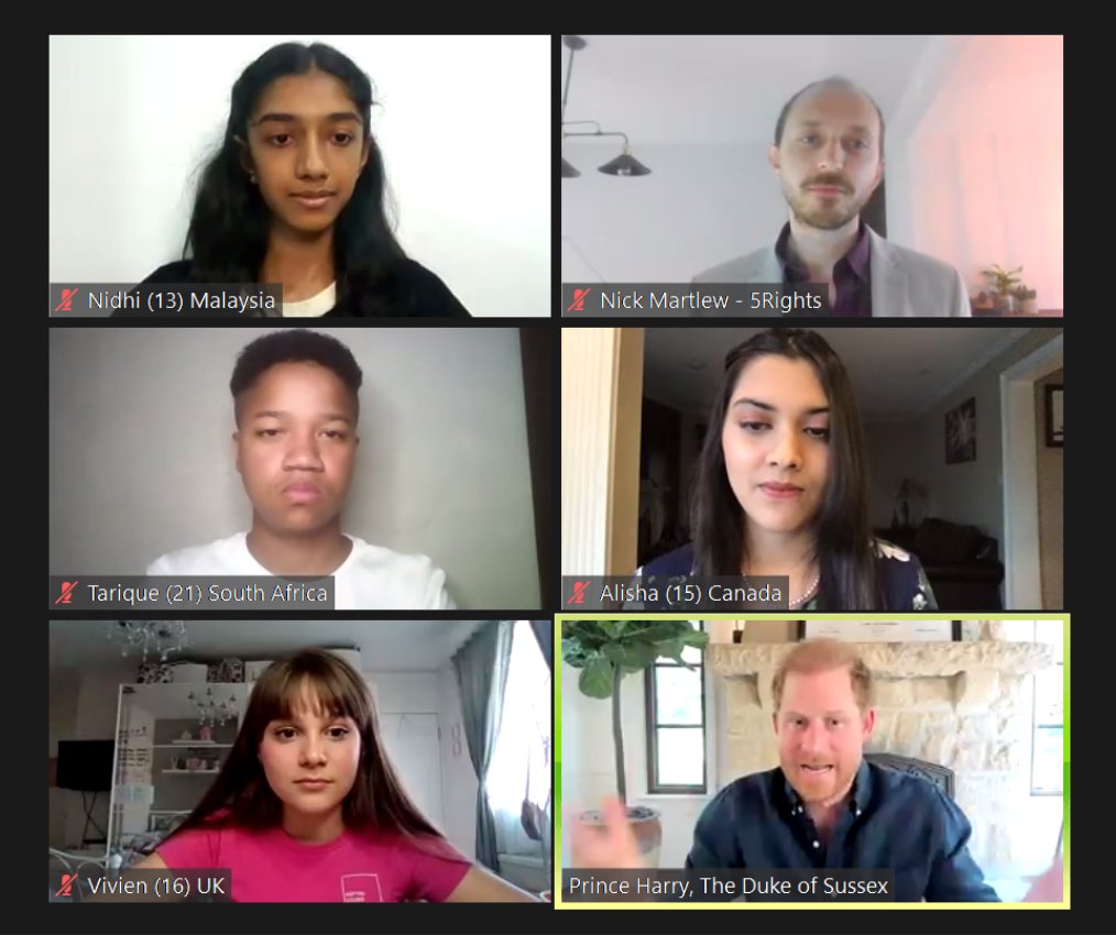 👏Young Advocates together with Prince Harry, the Duke of Sussex, are lunching the Child Online Safety Toolkit.

This toolkit is vital for protecting children in the virtual world!

Check it out👇 
childonlinesafetytoolkit.org
#SafeOnline