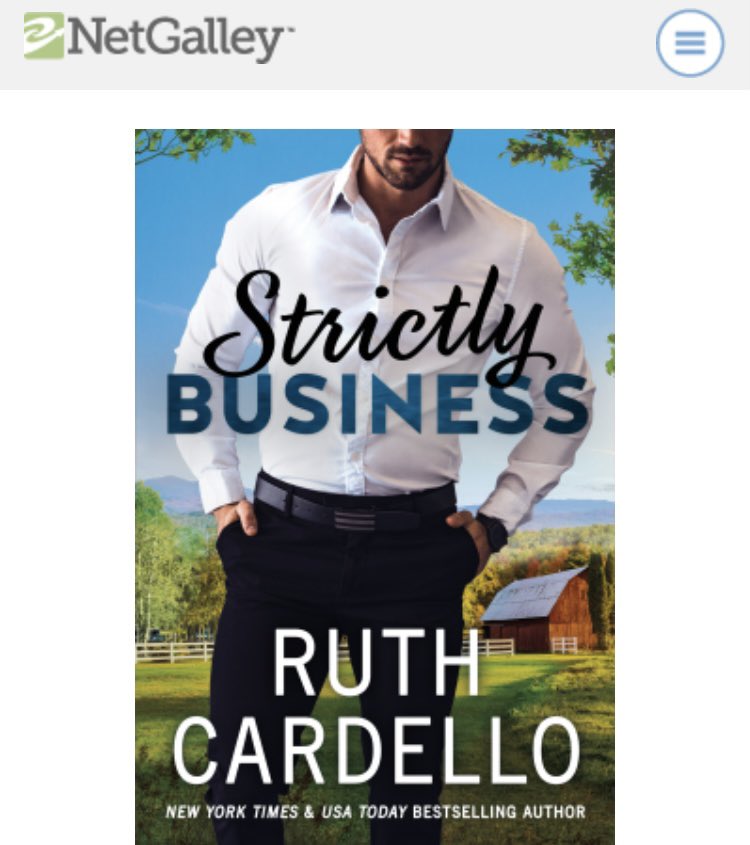I’m halfway through reading <a href="/RuthieCardello/">Ruth Cardello</a> ‘s #StrictlyBusiness on <a href="/NetGalley/">NetGalley</a> and I love it 😍 #NetGalley #romance #romanticnovel