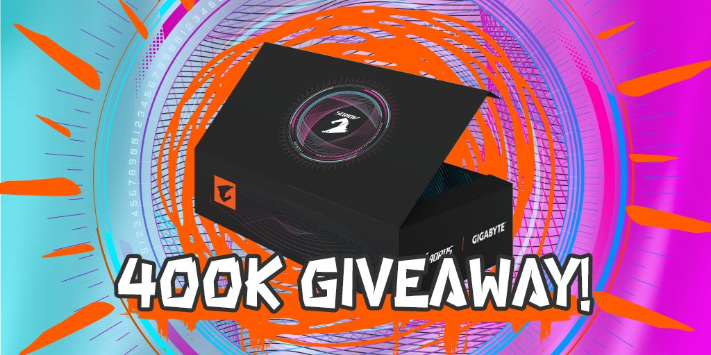 🧡WE REACH 4⃣0⃣0⃣K FOLLOWERS🧡

Thank you all for the support – We want to celebrate this milestone with some surprises and 20 of you will have a chance to win AORUS mystery box!

1⃣enter at aorus.io/400K
2⃣tag 3 friends + hashtag #AORUS400K for extra entries

#AORUS