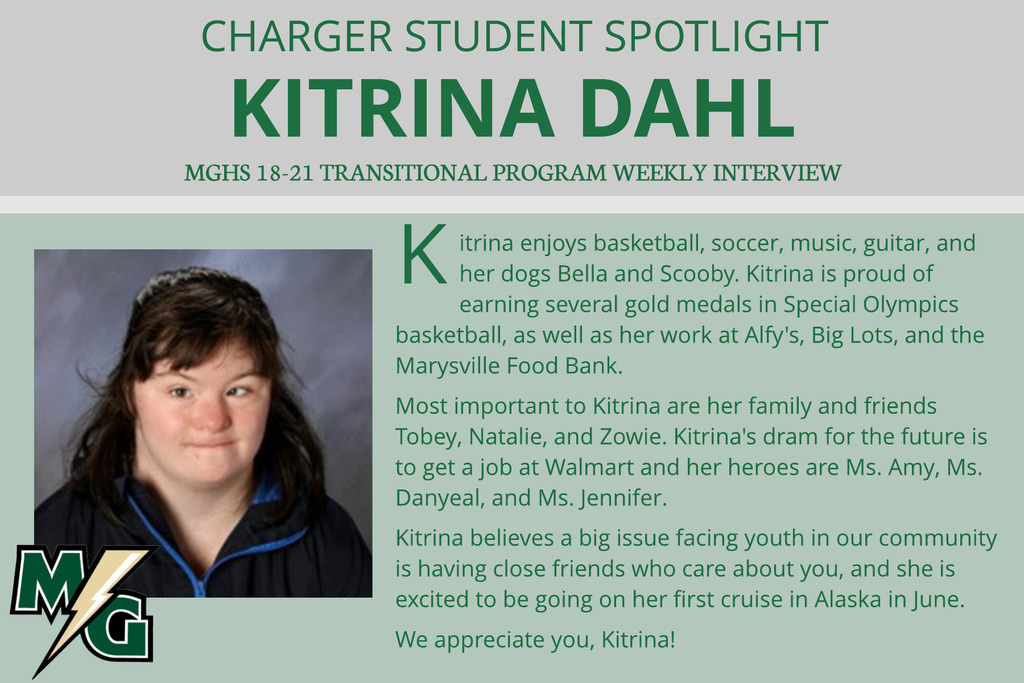 MGHS_MSD25's tweet photo. This week's student spotlight shines on Kitrina! We appreciate you! https://t.co/idIAoD4O1p