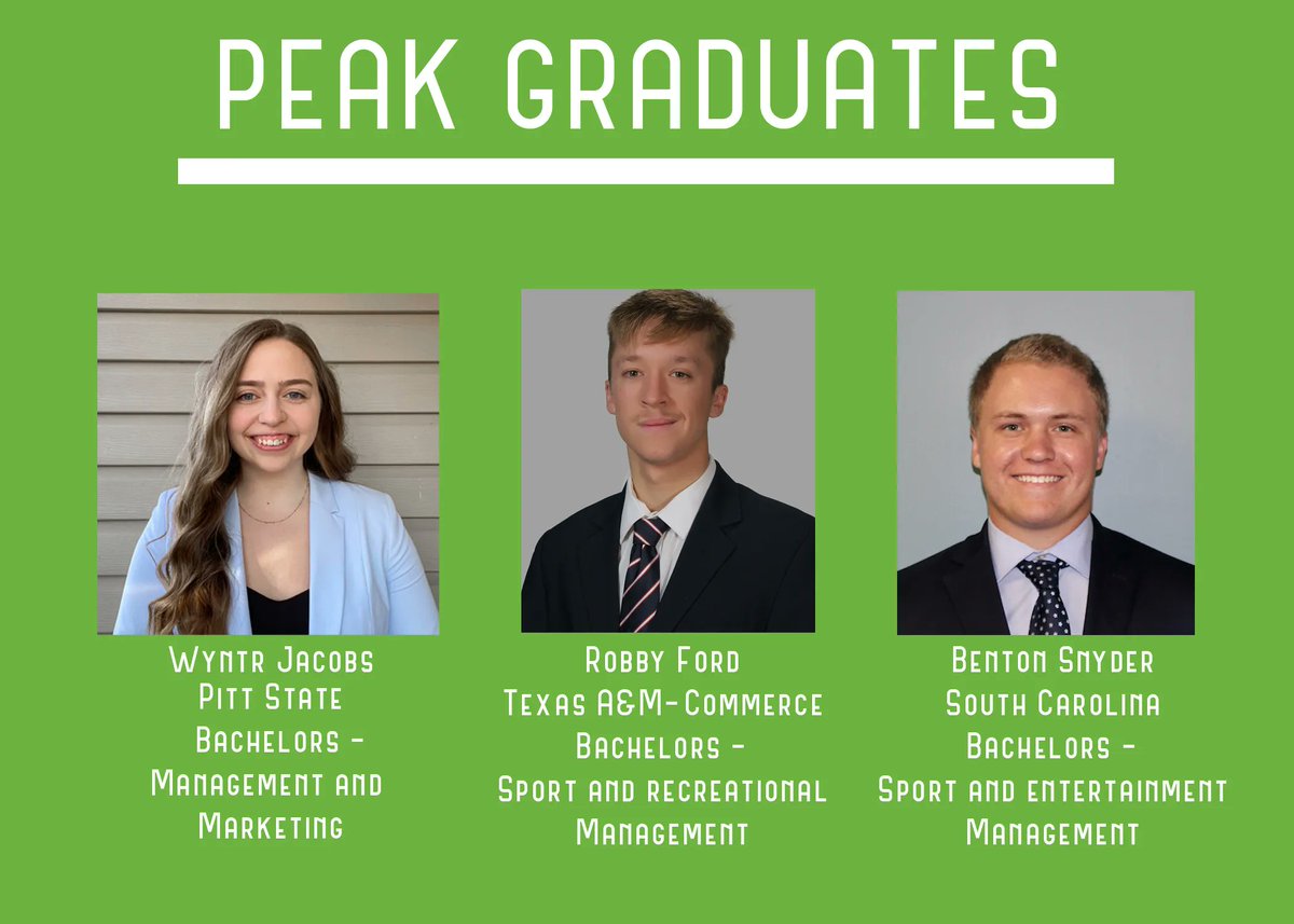 PeakSportsMGMT's tweet photo. "May your hats fly as high as your dreams." - Michael Scott

Congratulations to every Peak graduate this year, so proud of all of y'all!! 🎊 🎊 🎊 

#KeepClimbing https://t.co/tEMwKjQzWY
