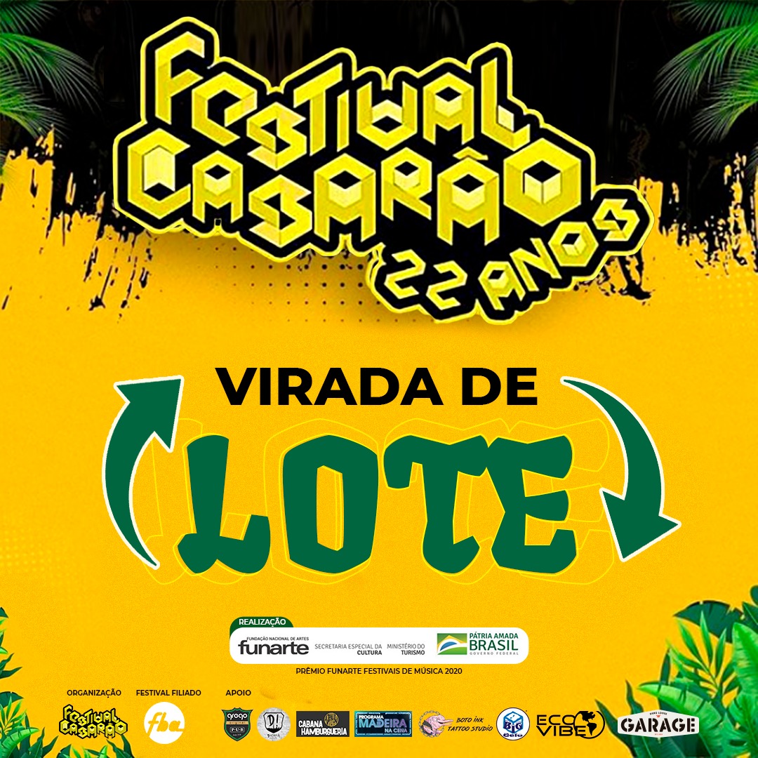 festivalcasarao's tweet photo. Hoje é o último dia para comprar os ingressos do @festivalcasarao nesse lote.

LOTE ATUAL:
Passaporte 3 dias - 180,00
Individual por dia - 70,00

LOTE A PARTIR DA TERÇA - DIA 17/05
Passaporte 3 dias - 210,00
Individual por dia - 80,00 https://t.co/5z5ShvRpCy