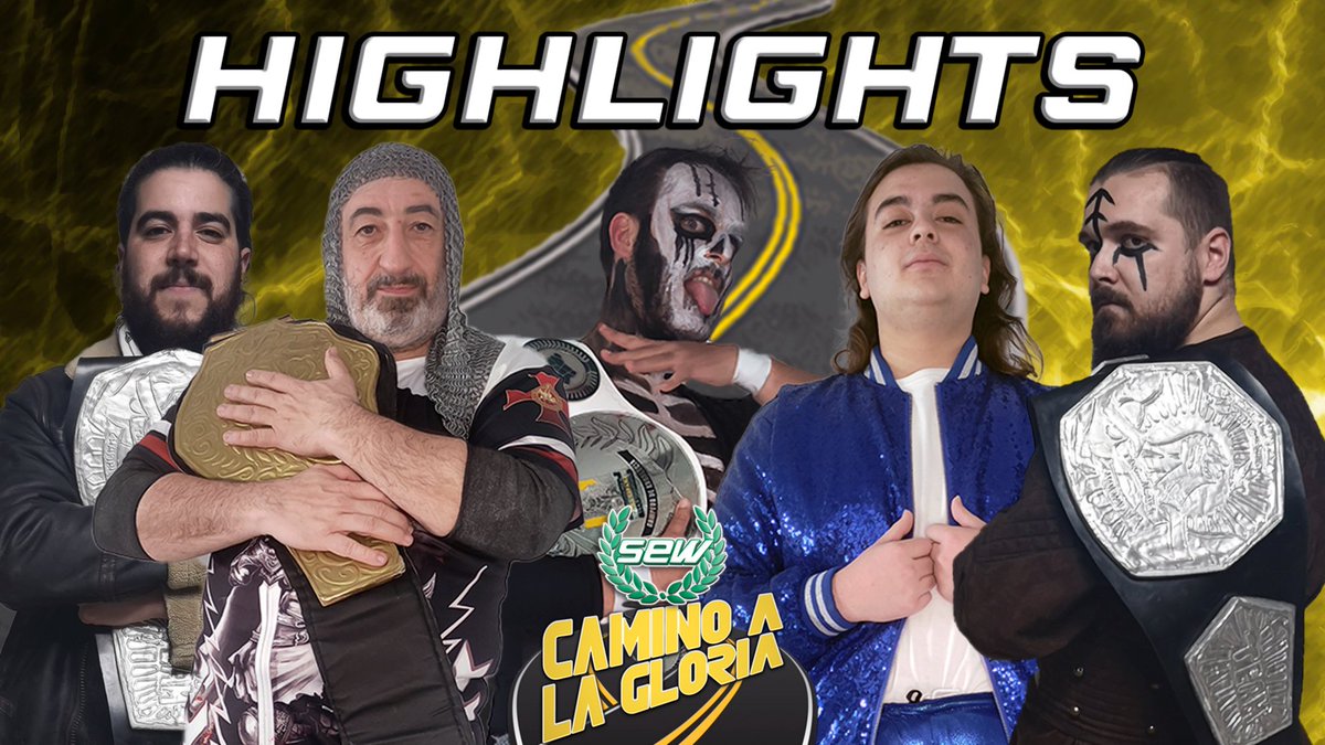 andaluciawrestl's tweet photo. Ya podéis disfrutar del highlight de "Camino a la Gloria", la ronda previa al gran evento Hijos de la Gloria en nuestro canal de youtube.

https://t.co/O107ehj91n https://t.co/q5L8gsy4BJ