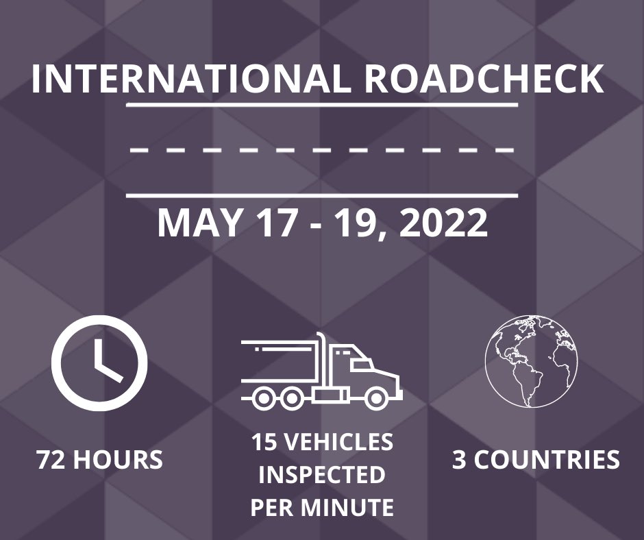 KingSolutionsMN's tweet photo. The 2022 International Roadcheck, also known as #DOTWeek, begins May 17 and runs through May 19th. In the current environment, this weeks’ roadcheck may create even more disruption than usual, which can lead to a greater capacity crunch and spot market rate volatility.
#DOTWeek https://t.co/1ejmGqERyv
