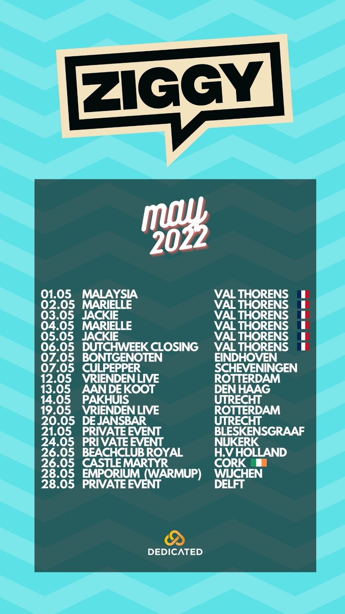 ziggymusic's tweet photo. MAY SCHEDULE https://t.co/GtRiFoxxbV