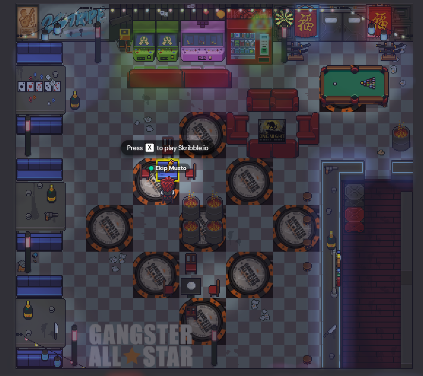ekipmusto's tweet photo. Hi my gangsters, I present you the metaverse I created for the community, enjoy! 
Several games are available.
 Like and RT for everyone to enjoy.
#GASisWATCHING #GASisFAMILY #GASisSUPPORTIVE
@noahONFIREE @3antar_eth @jokerspite @0xInuarashi https://t.co/0myvIXN2ft https://t.co/C9EgIMjNiD