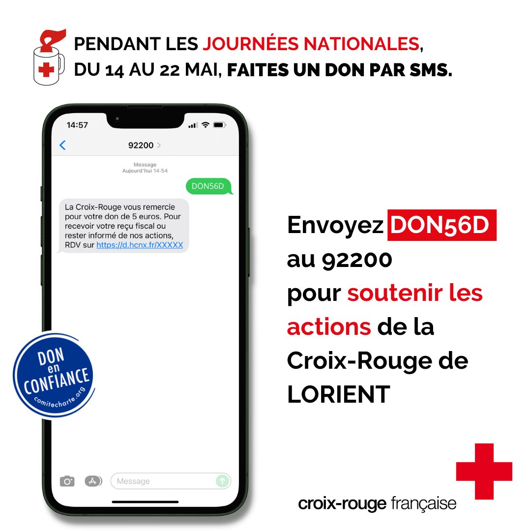 CRFLorient's tweet photo. Merci de votre visite durant la journée portes ouvertes.

Nouvelle action

👉 Samedi 21 de 14h00 à 20h00 
👉 Allée Loïc LE PAGE À LORIENT
👉 Initiation aux gestes qui sauvent
👉 Les journées nationales se poursuivent

#quete #jn2022 #partoutouvousavezbesoindenous #don #lorient https://t.co/caxIMochsV