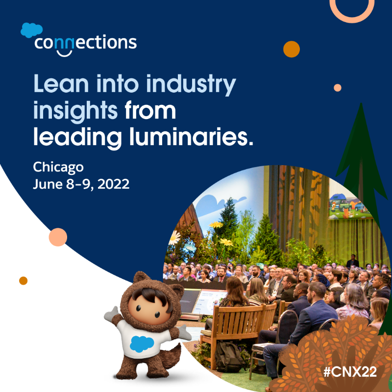 salesforce's tweet photo. Experience #CNX22 with today's most innovative brands ↓
@Crocs
@ShoeCarnival
@ChristySports
@TheMIMIT

How can you adapt their secrets to success to your business strategy? Find out at the digital marketing and commerce event of the year: https://t.co/Edfn8JjJCN