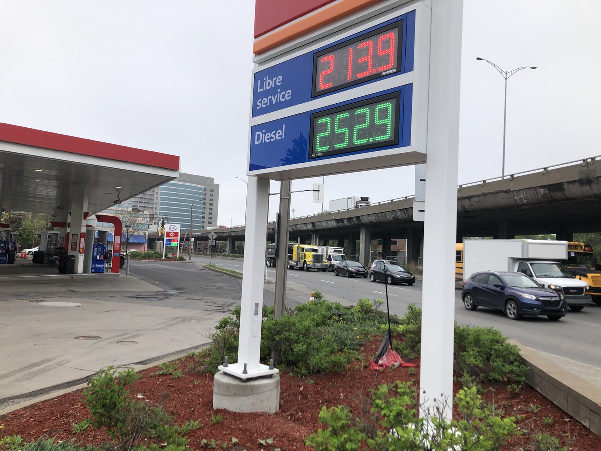 Hausse du prix du carburant ⛽Un plein de plus de... 2100 $ 🚚

Avec @drainvillepm, <a href="/MarcBriere/">Marc Briere</a> brosse le portrait de la situation en ce début de semaine ➡️ 
bit.ly/3wiFG3i