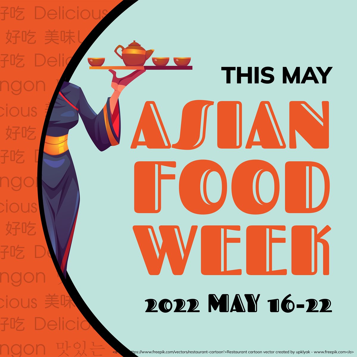 The Wave Projects' #AsianFoodWeek, called Off the Eaten Path, starts today and runs until May 22. Foodies can try specially priced food &amp; beverages for the whole week at participating Asian restaurants. Learn more about #OffTheEatenPath2022 here: bit.ly/3LfxuVV