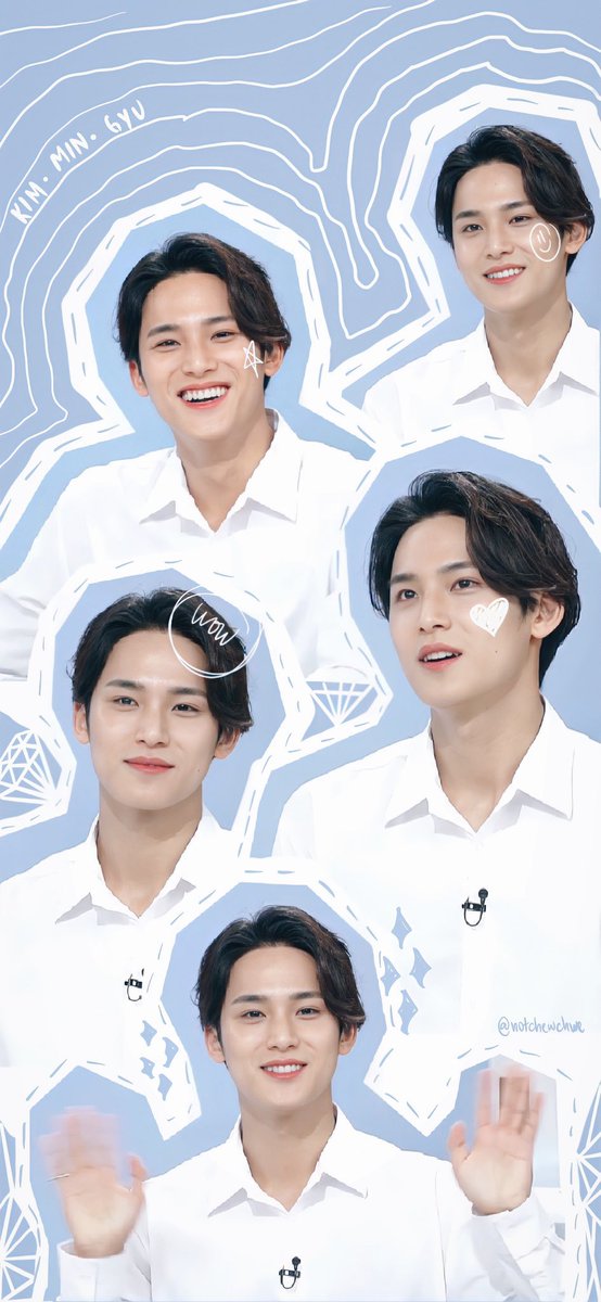 notchewchwe's tweet photo. Because I’m bored and mingyu looks irresistible:

[MINGYU WALLPAPER] 💙🤍 

#LANCOMExMINGYU #MINGYU #민규 @pledis_17 https://t.co/4a3d6CbjSG