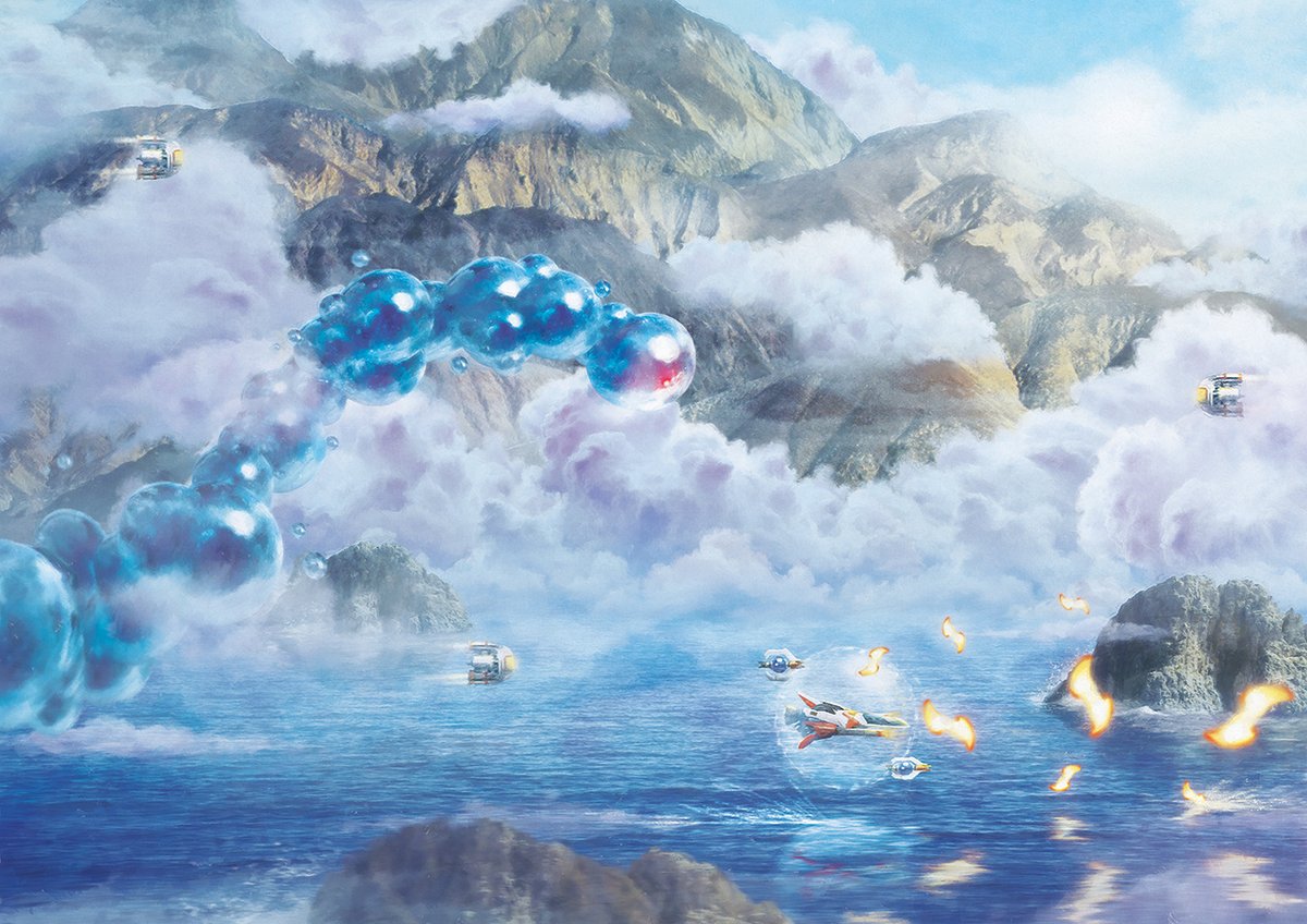 Orioto's tweet image. Today&apos;s comparison, original game / my art 
#thunderforceIV #shmup