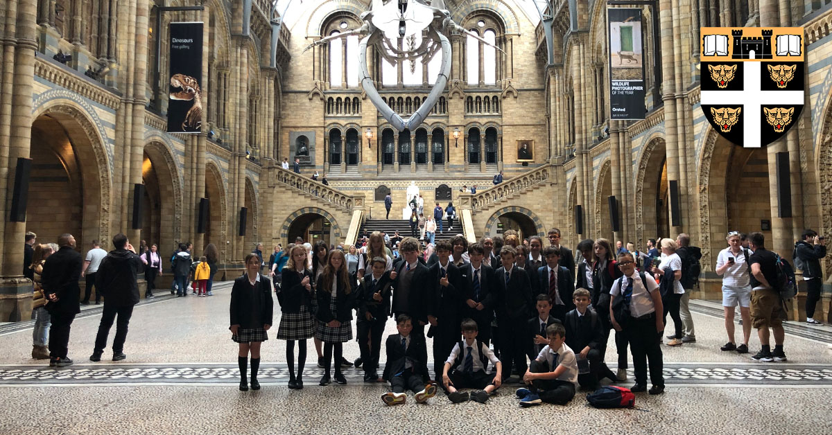 DoverCollege's tweet photo. Pupils in Shell visited @NHM_London today. Their focus was the wonders of natural hazards, including a visit to the Earthquakes and Volcanoes Workshop to see how these amazing events take place! https://t.co/bVAiEsKL2d