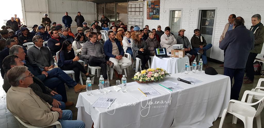 HoracioOyhenard's tweet photo. Liga del Trabajo de Guichón presenta experiencia del Hotel de Terneros que implementó en su sede. La instancia cuenta con la presencia de autoridades del @MGAPUruguay, encabezados por el ministerio Mattos, representantes de instituciones vinculadas y autoridades departamentales https://t.co/CW2PAcFVFd