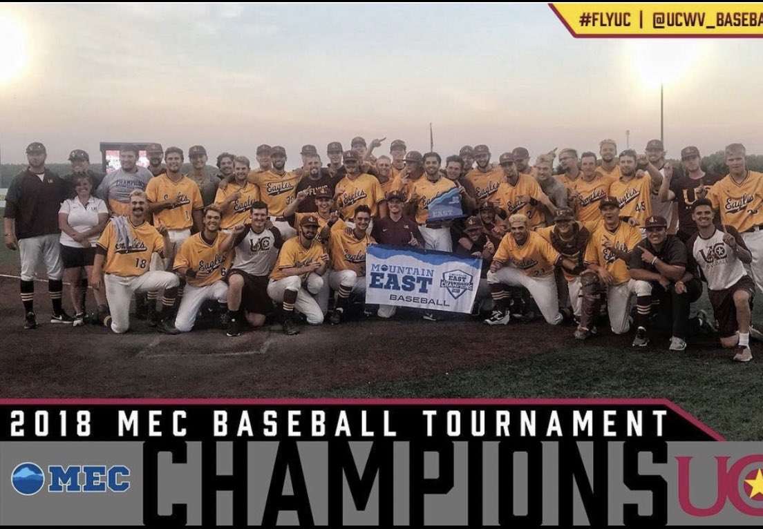 Jnetti2's tweet photo. 3 out of the last 4 MEC Championships.. not bad! Congrats @UCWV_Baseball #Dynasty            🏆🏆🏆 https://t.co/rhIuxYtIFh