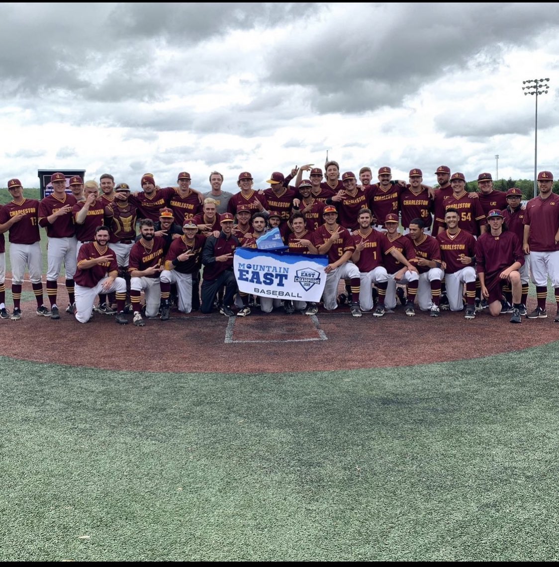 Jnetti2's tweet photo. 3 out of the last 4 MEC Championships.. not bad! Congrats @UCWV_Baseball #Dynasty            🏆🏆🏆 https://t.co/rhIuxYtIFh