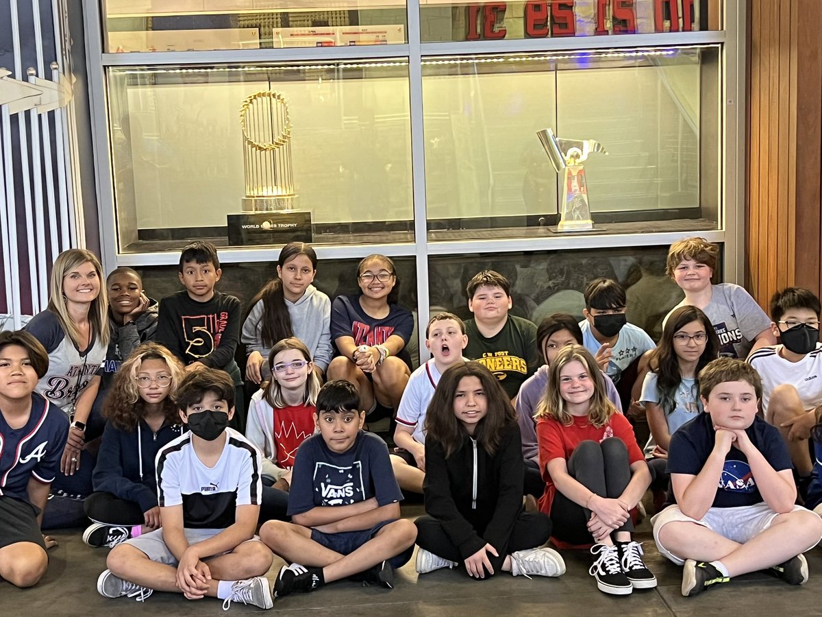 We enjoyed our tour of <a href="/TruistPark/">Truist Park</a> and learning the history the <a href="/Braves/">Atlanta Braves</a>! <a href="/ClarkCreekSTEM/">Joey Moss</a> <a href="/MrsRuckLife/">leann dean rucker</a>