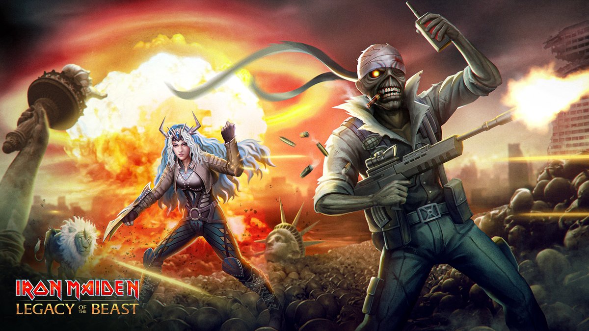 Queen Beast and Doomsday Eddie are heading to your device.

Download our @archenemymetal Collaboration wallpapers today! Head to our website, choose your preferred resolution ironmaidenlegacy.com/portfolio_page…  

#SunsetOverTheEmpire
#QueenBeast
#ironmaiden
#legacyofthebeast 
#mobilegames