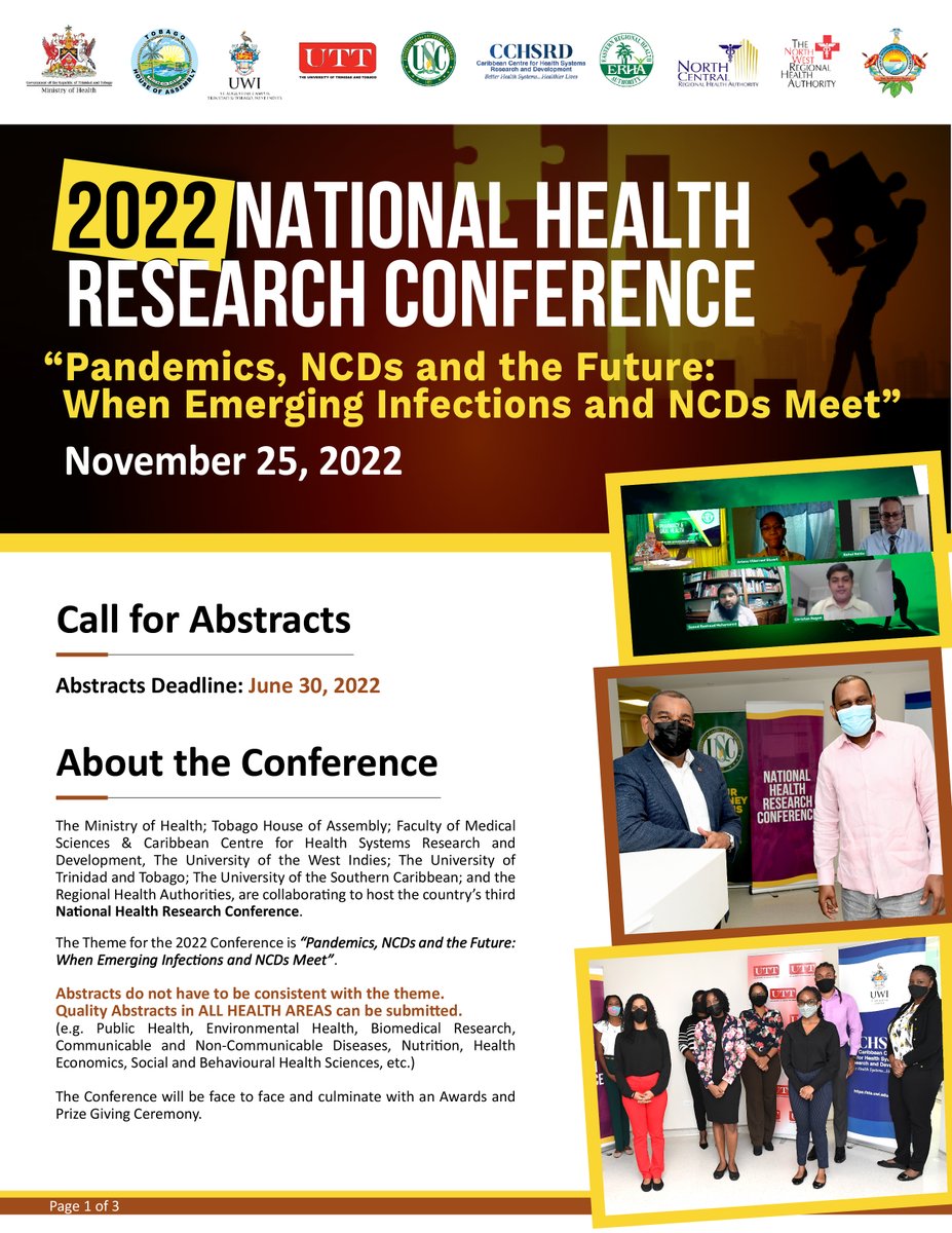 The 3rd National Health Research Conference 2022 will take place on November 25, 2022.
Our #CallForAbstracts is now open and the deadline June 30, 2022. Don't miss out! 📢Submit your abstract right away📢